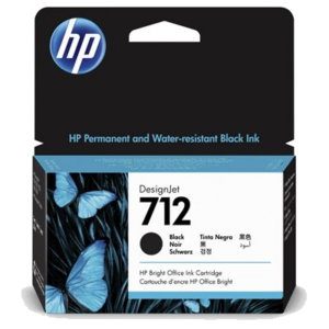 CARTUCCIA HP 712 3ED70A NERO DESIGNJET 38ML ADATTA A DESIGNJET STUDIO, T210, T230, T250, T630, T650