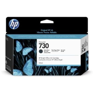 CARTUCCIA HP 730 P2V65A NERO OPACO DESIGNJET 130ML ADATTA A DESIGNJET, T1600, T1700, T2600