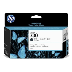 CARTUCCIA HP 730 P2V65A NERO OPACO DESIGNJET 130ML ADATTA A DESIGNJET, T1600, T1700, T2600
