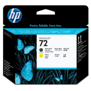 CARTUCCIA HP 72 C9384A GIALLO NERO OPACO PER DESIGNJET HDA PRO MFP, SD PRO MFP, T1100, T1120,T1200,T1300,T2300,T770,T790,T795