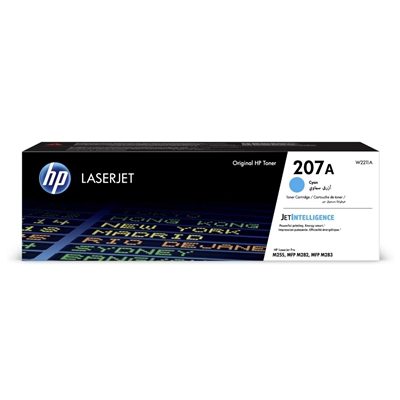 TONER HP 207A W2211A CIANO 1.250PG LASERJET