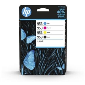 CARTUCCIA HP 953 MULTIPACK 6ZC69AENERO+3COLORI B/C/M/Y MVS