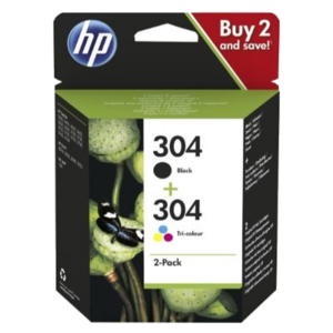 CARTUCCIA HP 304 MULTIPACK 3JB05AE NERO+COLORE 120+100PG