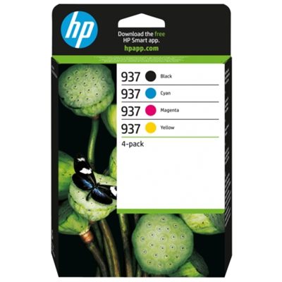 CARTUCCIA HP 937 MULTIPACK 6C400NE NERO+3COLORI B/C/M/Y