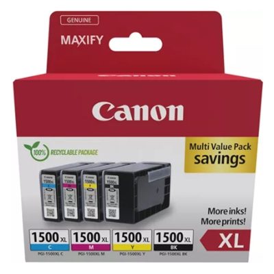 MULTIPACK CANON PGI-1500XL BK/C/M/Y 9182B010 X MB2050 MB2350 MB2750