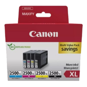 MULTIPACK CANON PGI-2500XL BK/C/M/Y 9254B010 X IB4050 MB5050/5350