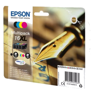 MULTIPACK EPSON 16XL "PENNA E CRUCIVERBA" C13T16364012 4INK X WF-2510FW/WF-2520NF/WF-2530WF/WF-2540WF/WF-2010W