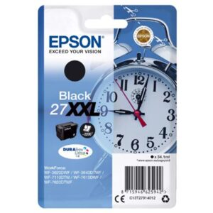 CARTUCCIA EPSON 27XXL "SVEGLIA" C13T27914012 NERO X WF-7110DTW/7610DWF/7620DTWF/3620DWF/3640DTWF