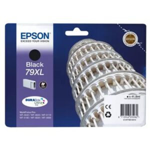 CARTUCCIA EPSON 79XL "TORRE DI PISA" C13T79014010 NERO 2.600PG X WORKFORCE PRO WF-5110DW, WF-5190DW WF-5620DWF, WF-5690DWF