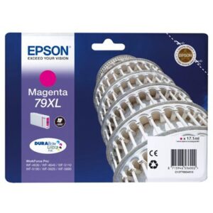 CARTUCCIA EPSON 79XL "TORRE DI PISA" C13T79034010 MAGENTA 2.000PG X WORKFORCE PRO WF-5110DW, WF-5190DW WF-5620DWF, WF-5690DWF