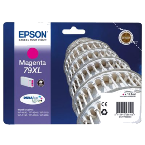 CARTUCCIA EPSON 79XL "TORRE DI PISA" C13T79034010 MAGENTA 2.000PG X WORKFORCE PRO WF-5110DW, WF-5190DW WF-5620DWF, WF-5690DWF