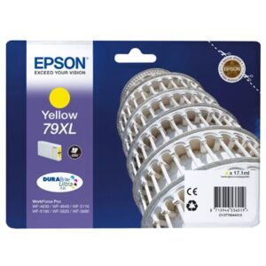 CARTUCCIA EPSON 79XL "TORRE DI PISA" C13T79044010 GIALLO 2.000PG X WORKFORCE PRO WF-5110DW, WF-5190DW WF-5620DWF, WF-5690DWF