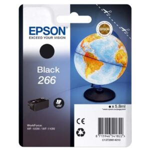 CARTUCCIA EPSON 266 "MAPPAMONDO" C13T26614010 NERO PER WORKFORCE WF-100W