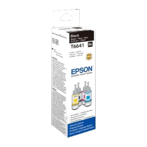 FLACONE EPSON T6641 C13T664140 NERO 70ML PER ECOTANK ET-2500/ET-2550/ET-2600/ET-2650/4500/4550 ET-14000/16500