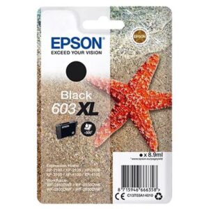 CARTUCCIA EPSON 603XL "STELLA MARINA" C13T03A14010 NERO X XP-2100/XP-3100/XP-4100 - WF-2810DWF/WF-2830DWF/WF-2850DWF