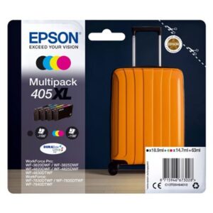 MULTIPACK EPSON 405XL "TROLLEY" C13T05H64020 4 COLORI+ RF/ AM X WF-3820DWF WF-4820DWF/WF-4830DWF WF-7830DTWF/WF-7840DTWF