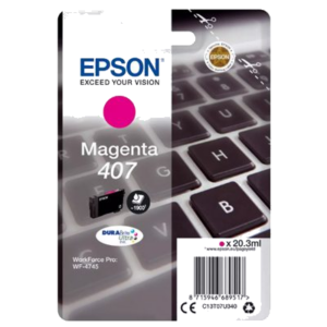 CARTUCCIA EPSON 407 "TASTIERA" C13T07U340 MAGENTA X WF-4745DTWF 1.900PAG.