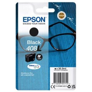 CARTUCCIA EPSON 408L "OCCHIALI" C13T09K14010 NERO X WF-4810DTWF 2.200PAG.