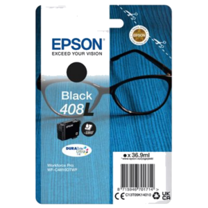 CARTUCCIA EPSON 408L "OCCHIALI" C13T09K14010 NERO X WF-4810DTWF 2.200PAG.