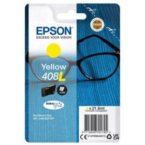 CARTUCCIA EPSON 408L "OCCHIALI" C13T09K44010 GIALLO X WF-4810DTWF 1.700PAG.