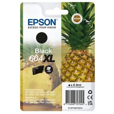 CARTUCCIA EPSON 604XL "ANANAS" C13T10H14010 NERO X XP-2200/XP-3200/XP-4200 - WF-2910DWF/WF-2930DWF/WF-2950DWF