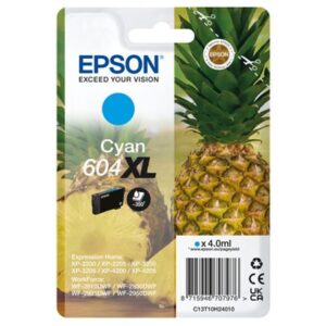 CARTUCCIA EPSON 604XL "ANANAS" C13T10H24010 CIANO X XP-2200/XP-3200/XP-4200 - WF-2910DWF/WF-2930DWF/WF-2950DWF