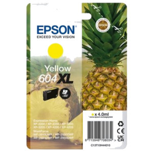 CARTUCCIA EPSON 604XL "ANANAS" C13T10H44010 GIALLO X XP-2200/XP-3200/XP-4200 - WF-2910DWF/WF-2930DWF/WF-2950DWF