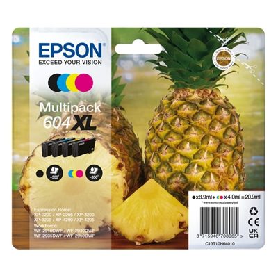 MULTIPACK EPSON 604XL "ANANAS" C13T10H64010 4COL X XP-2200/XP-3200/XP-4200 - WF-2910DWF/WF-2930DWF/WF-2950DWF