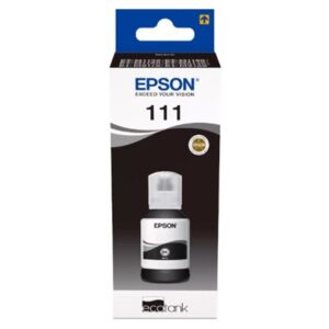 FLACONE EPSON 111 XL C13T03M140 NERO 120ML PER ECOTANK ET-M1100, ET-M1120, ET-M1140, ET-M1170, ET-M1170U, ET-M1180, ET-M2120, ET