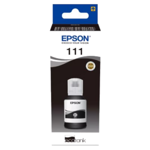 FLACONE EPSON 111 XL C13T03M140 NERO 120ML PER ECOTANK ET-M1100, ET-M1120, ET-M1140, ET-M1170, ET-M1170U, ET-M1180, ET-M2120, ET