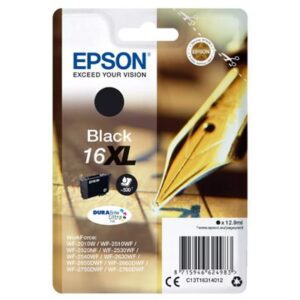 CARTUCCIA EPSON 16XL "PENNA E CRUCIVERBA" C13T16314012 NERO PER WORKFORCE WF-2010/2510/2520/2530/2540/2630/2650/2660/2750/2790