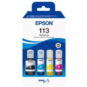 MULTIPACK EPSON 113 C13T06B640 4 COL. BK/C/M/Y PER EKOTANK ET-16600/16650/5800/5850/5880