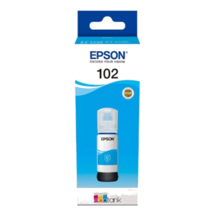 FLACONE EPSON 102 C13T03R240 CIANO 70ML PER ECOTANK ET-15000 ET-2750/51/56 ET-2850/51/56 ET-3850 ET-4750 ET-4850/56
