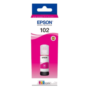 FLACONE EPSON 102 C13T03R340 MAGENTA 70ML PER ECOTANK ET-15000 ET-2750/51/56 ET-2850/51/56 ET-3850 ET-4750 ET-4850/56
