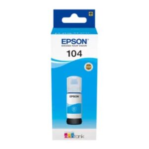 FLACONE EPSON 104 C13T00P240 CIANO 65ML 4.500PG PER ECOTANKET-14100 ET-2810/11/12/14/15/20/21/25/26ET-4800