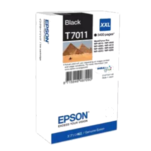 CARTUCCIA EPSON T7011XXL PIRAMIDI C13T70114010 NERO PER WORKFORCE PRO WP-4015 DN/4095 DN/4515 DN/4525 DNF/4595 DNF/ 4535 DWF