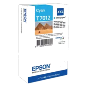 CARTUCCIA EPSON T7011XXL PIRAMIDI C13T70124010 CIANO PER WORKFORCE PRO WP-4015 DN/4095 DN/4515 DN/4525 DNF/4595 DNF/ 4535 DWF