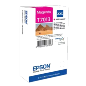 CARTUCCIA EPSON T7011XXL PIRAMIDI C13T70134010 MAGENTA PER WORKFORCE PRO WP-4015 DN/4095 DN/4515 DN/4525 DNF/4595 DNF/ 4535 DW