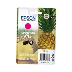 CARTUCCIA EPSON 604 "ANANAS" C13T10G34010 MAGENTA2,4ML X XP-2200/XP-3200/XP-4200 - WF-2910DWF/WF-2930DWF/WF-2950DWF