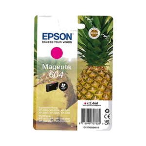 CARTUCCIA EPSON 604 "ANANAS" C13T10G34010 MAGENTA2,4ML X XP-2200/XP-3200/XP-4200 - WF-2910DWF/WF-2930DWF/WF-2950DWF
