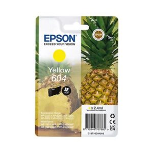 CARTUCCIA EPSON 604 "ANANAS" C13T10G44010 GIALLO2,4ML X XP-2200/XP-3200/XP-4200 - WF-2910DWF/WF-2930DWF/WF-2950DWF