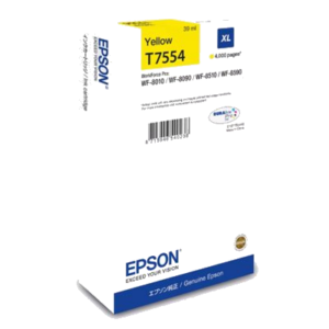 CARTUCCIA EPSON T7554 GIALLO XLC13T75544N PER WF-8XXX SERIES FINO:31/03