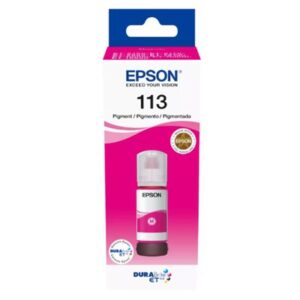 FLACONE EPSON 113 C13T06B340 MAGENTA 70ML 6.000PG PER ECOTANK ET-16600 ET-16650 ET-5800 ET-5850 ET-5880