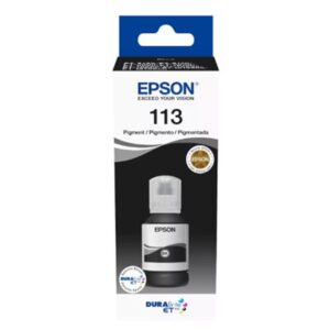 FLACONE EPSON 113 C13T06B140 NERO 127ML 7.500PG PER ECOTANK ET-16600 ET-16650 ET-5800 ET-5850 ET-5880