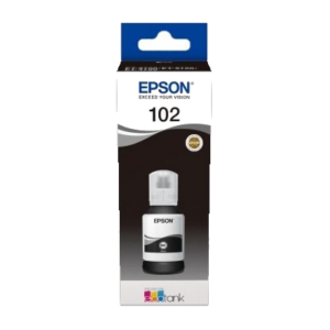 FLACONE EPSON 102 C13T03R140 NERO 127ML PER ECOTANK ET-2700 ET-2750 ET-3750 ET-4750 ET-15000