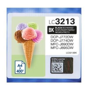 CARTUCCIA BROTHER LC3213BK NERO 400 PGG X MFC-J491DW/DCP-J572DW