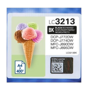 CARTUCCIA BROTHER LC3213BK NERO 400 PGG X MFC-J491DW/DCP-J572DW