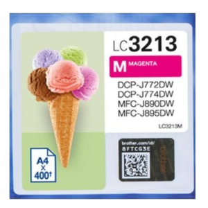 CARTUCCIA BROTHER LC3213M MAGENTA 400 PGG X MFC-J491DW/DCP-J572DW