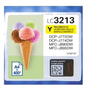 CARTUCCIA BROTHER LC3213Y GIALLO 400 PGG X MFC-J491DW/DCP-J572DW