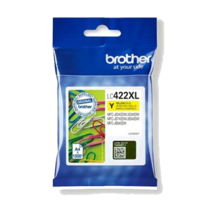 CARTUCCIA BROTHER LC422XLY GIALLO 1500 PGG X MFC-J5340DW/MFC-J5740DW MFC-J6540DW/MFC-J6940DW